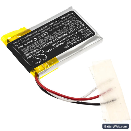 Skullcandy Hesh 3 Replacement Battery, 3.7V, 400mAh, Li-Polymer 2