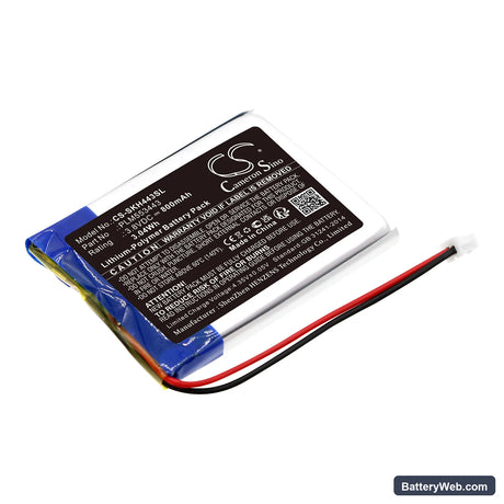 SkyBell DH doorbell Replacement Battery, 3.8V, 800mAh, Li-Polymer 2
