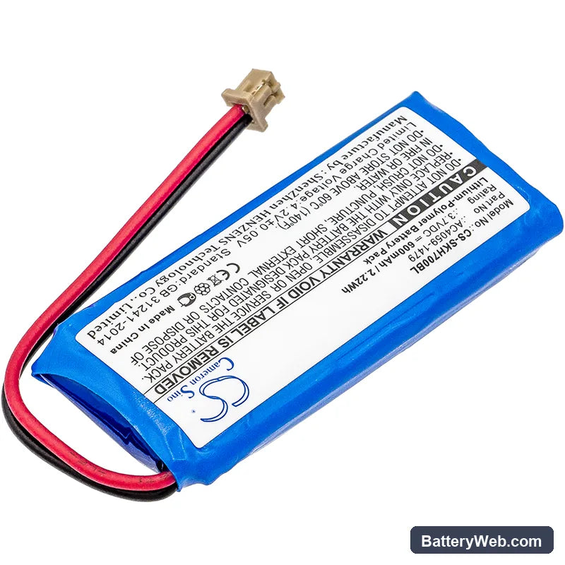 Socket Mobile CHS 7Qi Replacement Battery, 3.7V, 600mAh, Li-Polymer 2