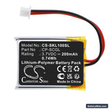 SkyCaddie Golf LINX Replacement Battery, 3.7V, 200mAh, Li-Polymer 3