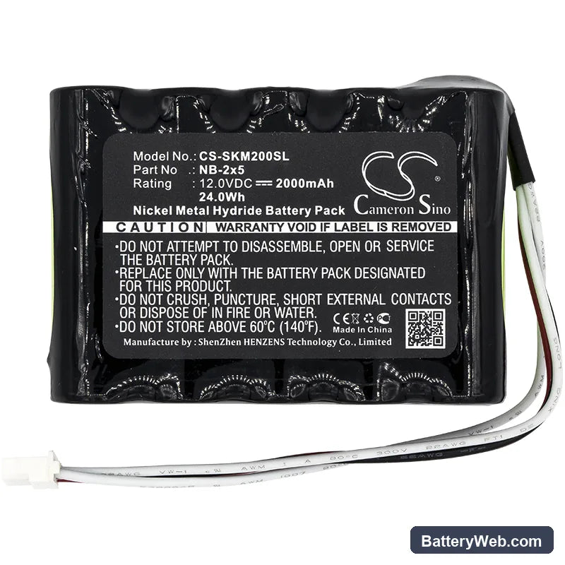 SatLook Micro+ Replacement Battery, 12V, 2000mAh, Ni-MH 3