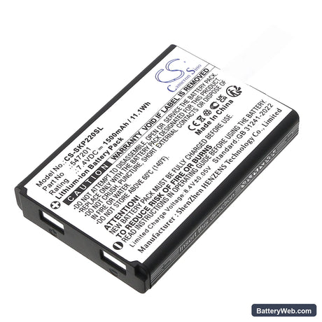 SEWOO LK-P22 Replacement Battery, 7.4V, 1500mAh, Li-ion 1