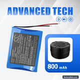 Skullcandy Soundmine Replacement Battery, 3.7V, 800mAh, Li-Polymer 7