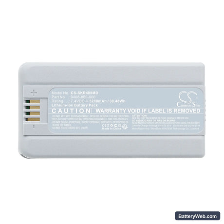 Stryker Casque Chirurgical Flyte Replacement Battery, 7.4V, 5200mAh, Li-ion 5
