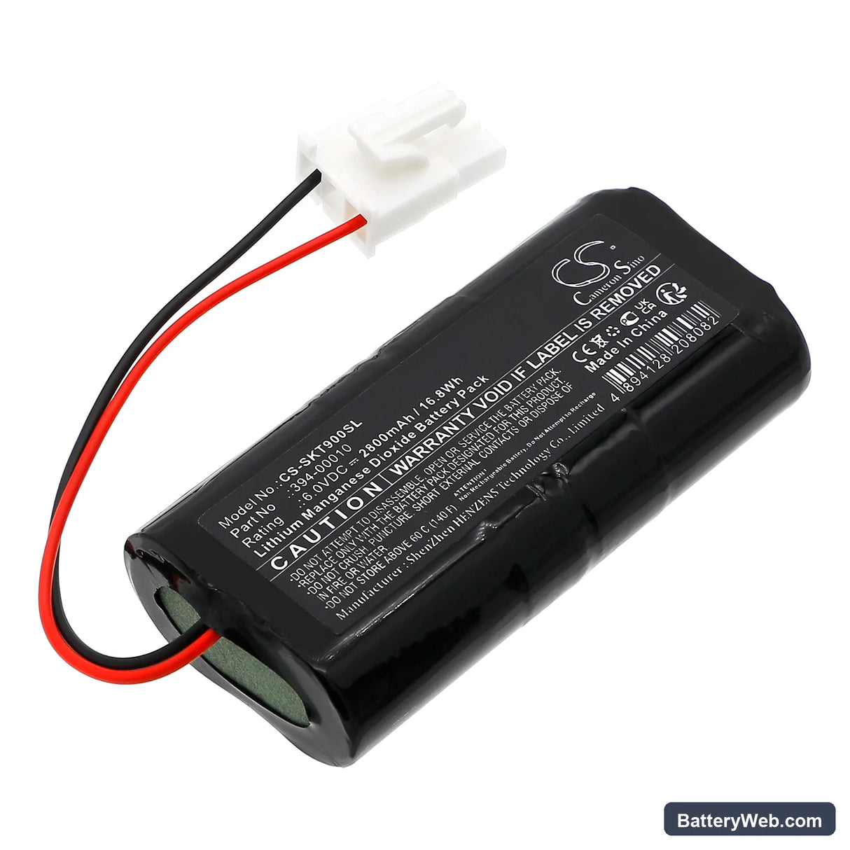 Skybitz Telular Wireless Tank Monitor Replacement Battery, 6V, 2800mAh, Li-MnO2 1