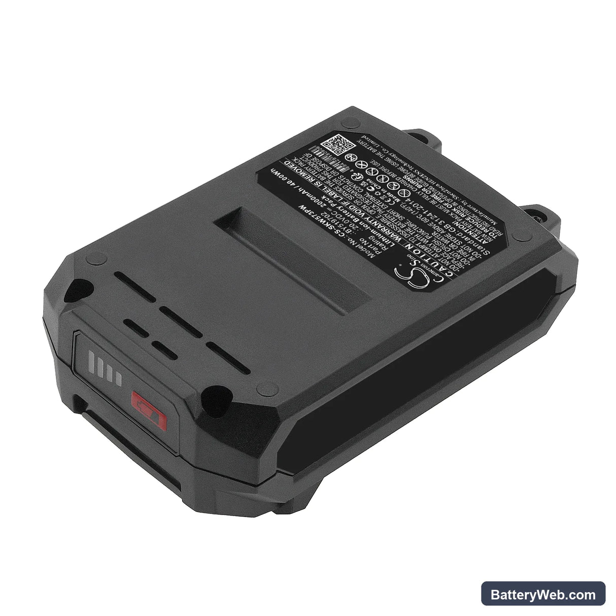 Skil 20V 0.6cm Hex Cordless Impact Driver Replacement Battery, 20V, 2000mAh, Li-ion 2