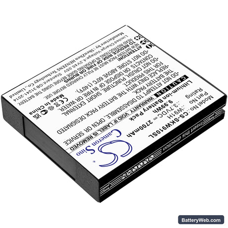 Skyroam W19 Replacement Battery, 3.7V, 2700mAh, Li-ion 2