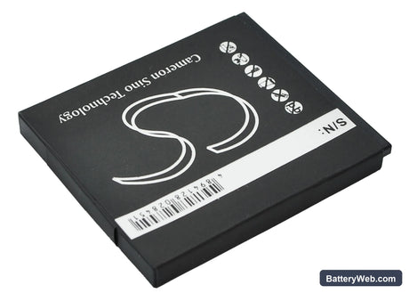 Samsung ST50 Replacement Battery, 3.7V, 720mAh, Li-ion 3