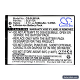 Scubapro Sea Dragon 4500 Replacement Battery, 3.7V, 1050mAh, Li-ion 3
