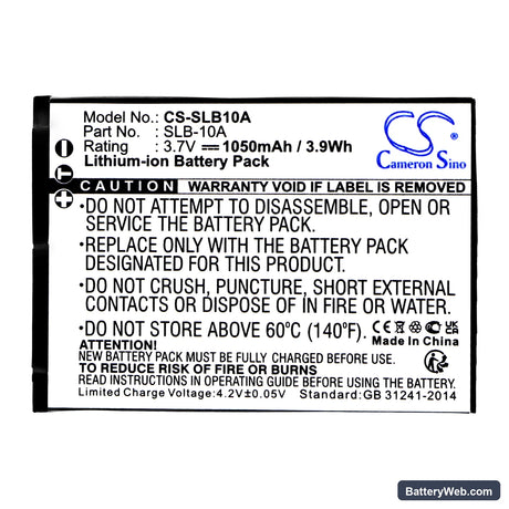 Scubapro Sea Dragon 4500 Replacement Battery, 3.7V, 1050mAh, Li-ion 3