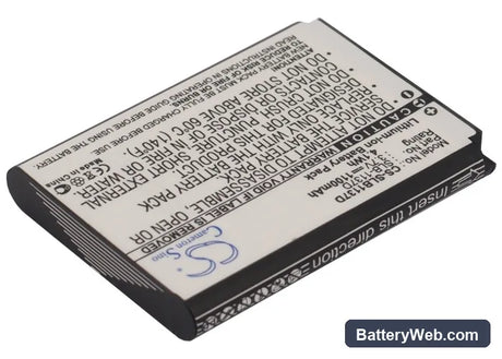 Samsung Digimax L74W Replacement Battery, 3.7V, 1100mAh, Li-ion 2