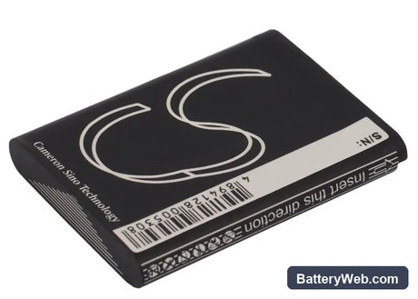 Samsung Digimax L74W Replacement Battery, 3.7V, 1100mAh, Li-ion 3
