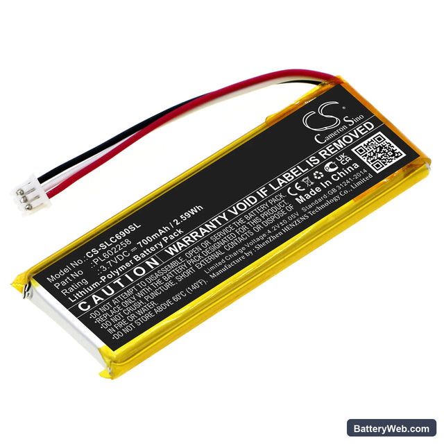 SteelSeries Nimbus+ Controller Replacement Battery, 3.7V, 700mAh, Li-Polymer 1