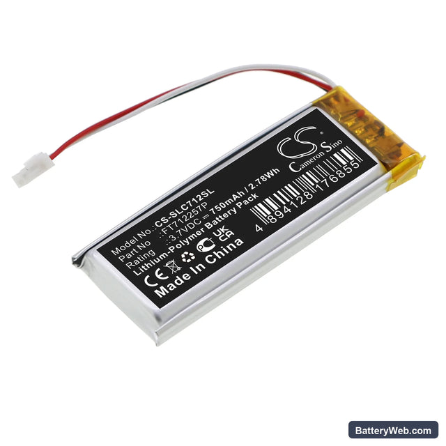 SteelSeries Nimbus Controller Replacement Battery, 3.7V, 750mAh, Li-Polymer 1