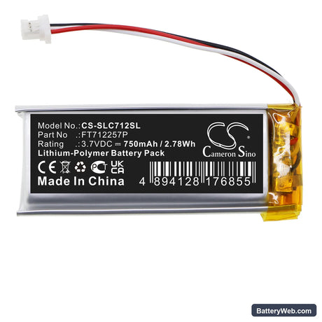 SteelSeries Nimbus Controller Replacement Battery, 3.7V, 750mAh, Li-Polymer 3