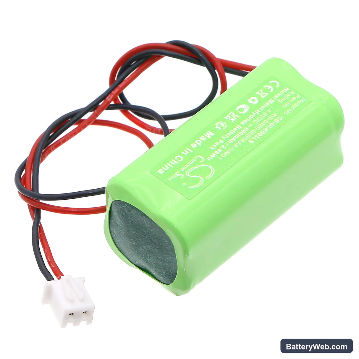 Fischer NLK1U003SC Replacement Battery, 4.8V, 600mAh, Ni-MH 2