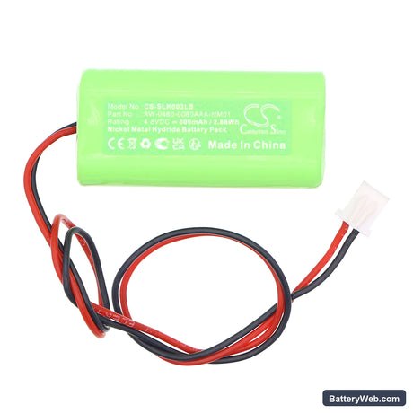 Fischer NLK1U003SC Replacement Battery, 4.8V, 600mAh, Ni-MH 3