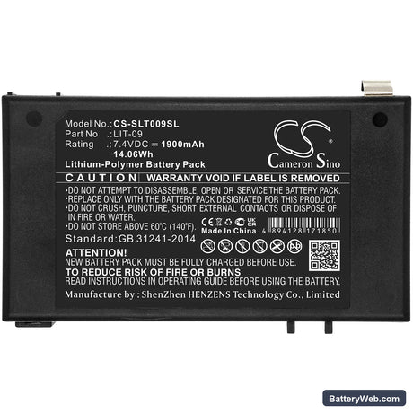 Spypoint Bloc Pile Replacement Battery, 7.4V, 1900mAh, Li-Polymer 3