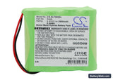Schaub Lorentz TL900 Replacement Battery, 4.8V, 2000mAh, Ni-MH 1