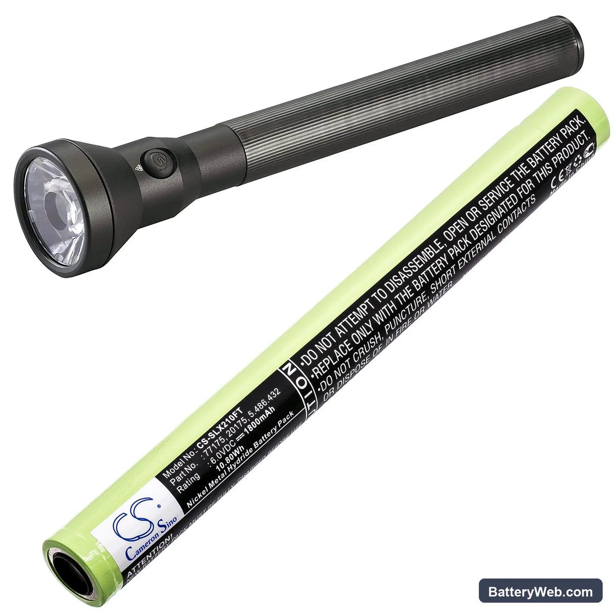 Streamlight Ultrastinger Replacement Battery, 6V, 1800mAh, Ni-MH 4