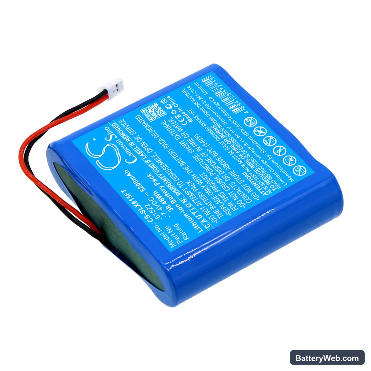 Streamlight BEARTRAP Replacement Battery, 7.4V, 5200mAh, Li-ion 2