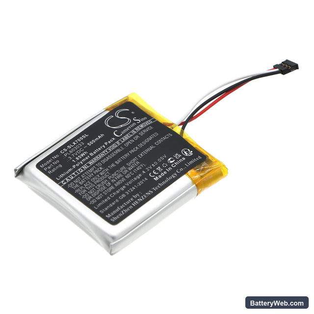 SteelSeries Arctis Nova 7X Replacement Battery, 3.7V, 500mAh, Li-Polymer 1