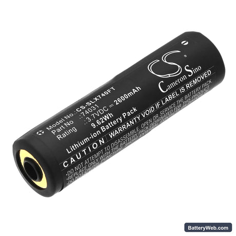 Streamlight Strion HPL Flashlight Replacement Battery, 3.7V, 2600mAh, Li-ion 1