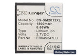 Samsung SCH-W2013 Replacement Battery, 3.7V, 1800mAh, Li-ion 5