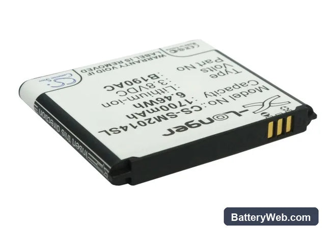 Samsung SM-W2014 Replacement Battery, 3.8V, 1700mAh, Li-ion 1