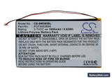 Samsung Napster MP3 player Replacement Battery, 3.7V, 1600mAh, Li-Polymer 1
