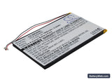 Samsung Napster MP3 player Replacement Battery, 3.7V, 1600mAh, Li-Polymer 3