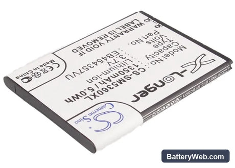Samsung GT-S5360 Replacement Battery, 3.7V, 1350mAh, Li-ion 2