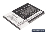 Samsung GT-S5360 Replacement Battery, 3.7V, 1350mAh, Li-ion 3