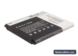 Samsung Galaxy Beam Replacement Battery, 3.7V, 1800mAh, Li-ion 4