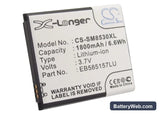 Samsung Galaxy Beam Replacement Battery, 3.7V, 1800mAh, Li-ion 5