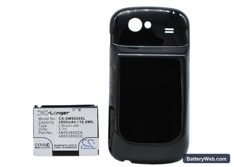 Samsung Nexus S Replacement Battery, 3.7V, 2800mAh, Li-ion 1