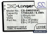 Samsung GT-i9250 Replacement Battery, 3.7V, 1750mAh, Li-ion 5