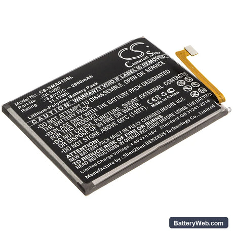 Samsung SM-A015V Replacement Battery, 3.85V, 2900mAh, Li-Polymer 1