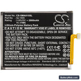 Samsung SM-A015V Replacement Battery, 3.85V, 2900mAh, Li-Polymer 3