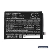 Samsung Galaxy A03 Core Replacement Battery, 3.85V, 4900mAh, Li-Polymer 3