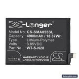 Samsung Galaxy A05 2023 Replacement Battery, 3.85V, 4900mAh, Li-Polymer 3