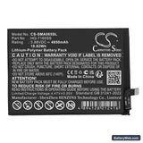 Samsung Galaxy A06 Replacement Battery, 3.88V, 4850mAh, Li-Polymer 3