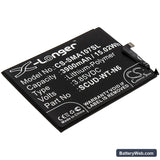 Samsung Galaxy A10s Replacement Battery, 3.85V, 3900mAh, Li-Polymer 1