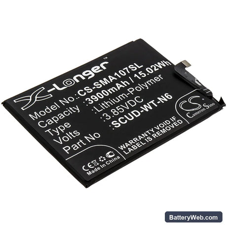 Samsung Galaxy A10s Replacement Battery, 3.85V, 3900mAh, Li-Polymer 1
