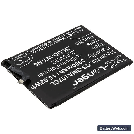 Samsung Galaxy A10s Replacement Battery, 3.85V, 3900mAh, Li-Polymer 2