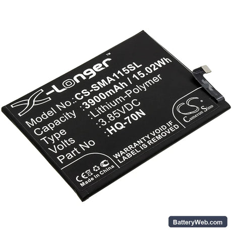 Samsung Galaxy A11 Replacement Battery, 3.85V, 3900mAh, Li-Polymer 1