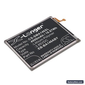 Samsung Galaxy A14 5G Replacement Battery, 3.85V, 4900mAh, Li-Polymer 1