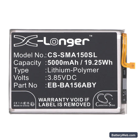 Samsung Galaxy A15 4G 2024 Replacement Battery, 3.85V, 5000mAh, Li-Polymer 3
