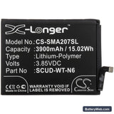 Samsung Galaxy A20s Replacement Battery, 3.85V, 3900mAh, Li-Polymer 3