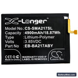 Samsung Galaxy A21s 2020 Replacement Battery, 3.85V, 4900mAh, Li-Polymer 3